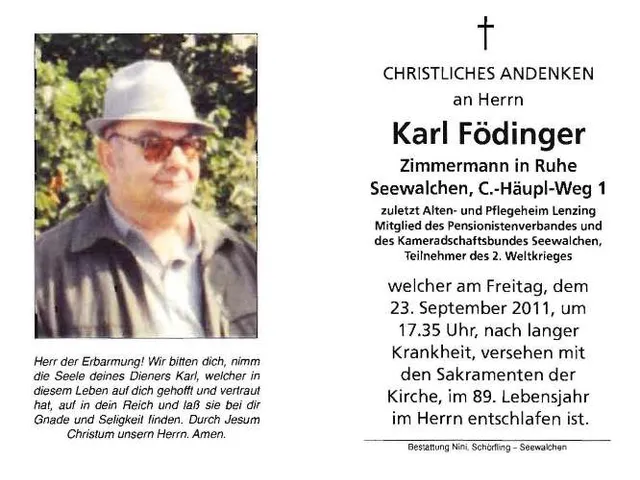 Begräbnis Karl Födinger