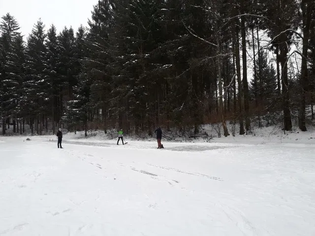 Eisstockschießen am Egelsee